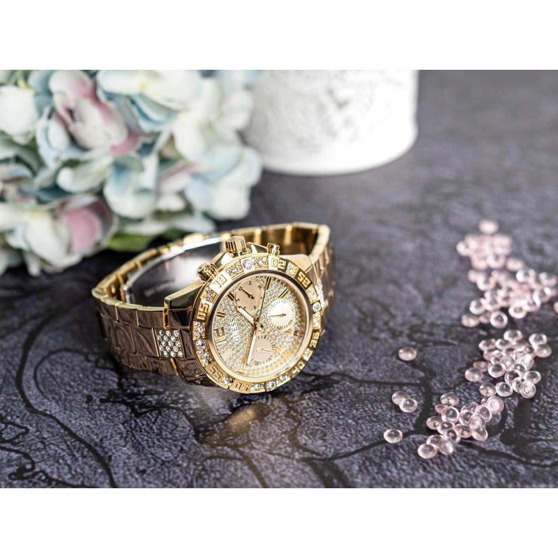 Reloj de Mujer GUESS Majesty GW0771L2 Dorado - Imagen 4