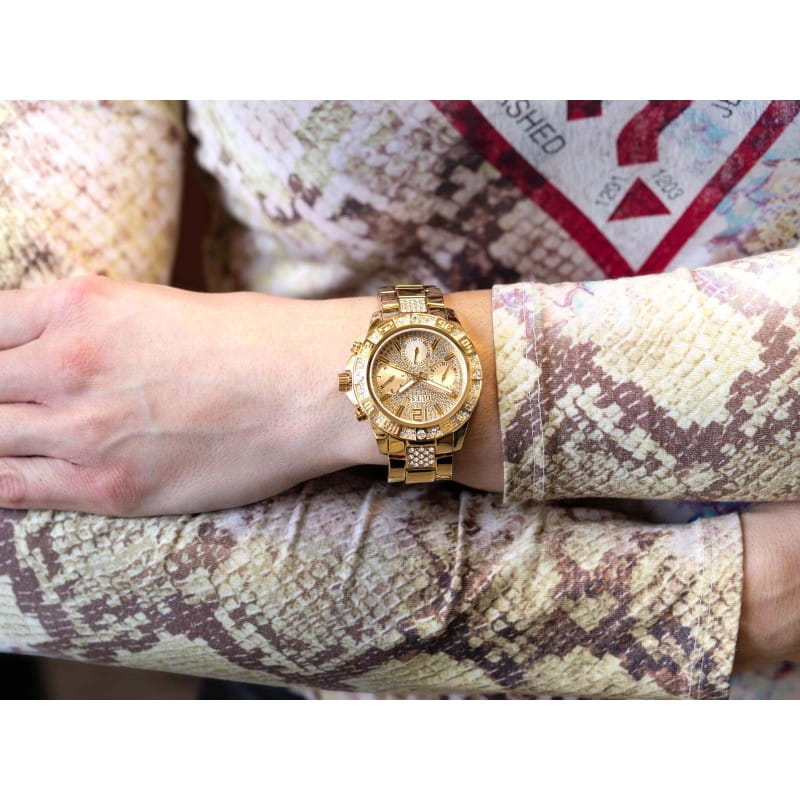 Reloj de Mujer GUESS Majesty GW0771L2 Dorado - Imagen 3