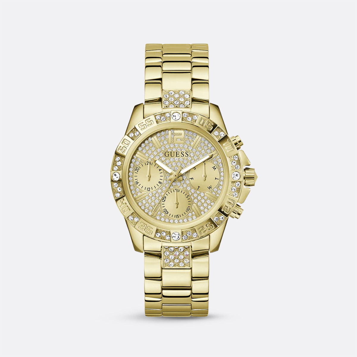 Reloj de Mujer GUESS Majesty GW0771L2 Dorado