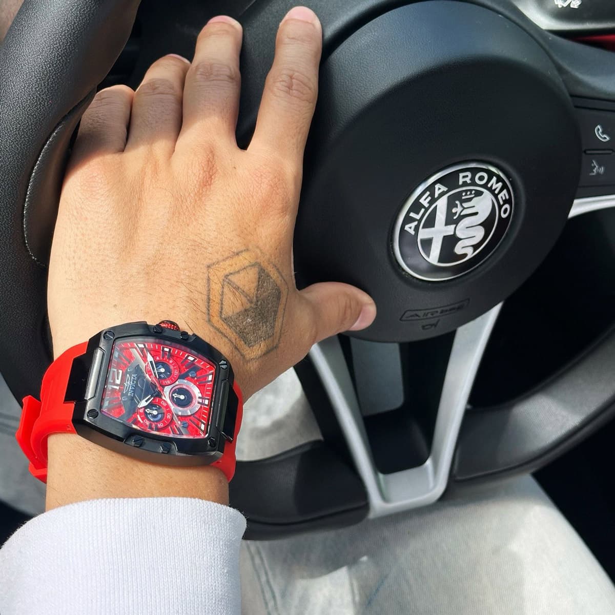 Reloj Invicta Racing 48473 Rojo de Hombre - Imagen 3