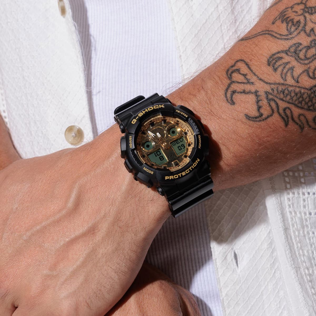 Reloj Casio Negro GA-100GGB-1A9 de Hombre - Imagen 3