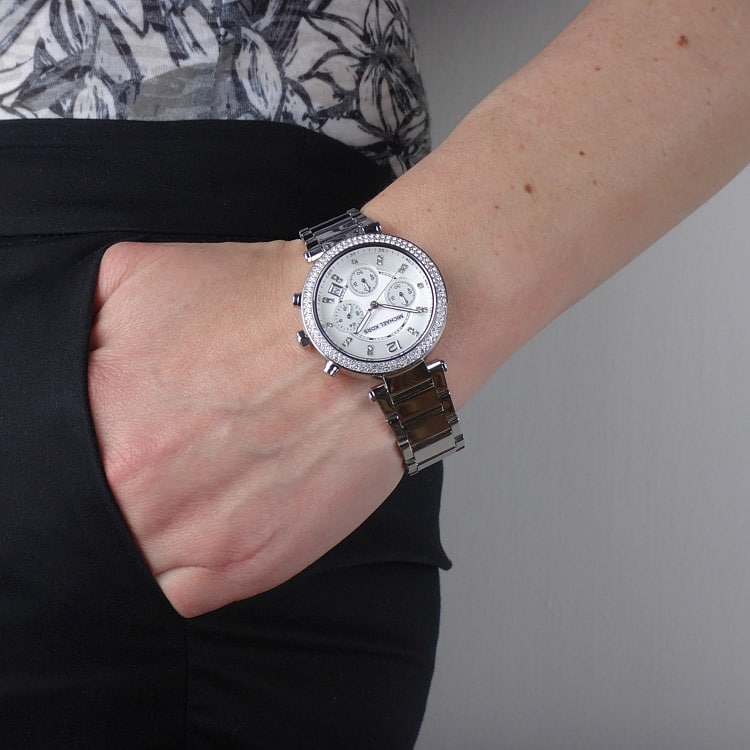 Michael Kors MK5353 Plateado Parker de Mujer - Imagen 5