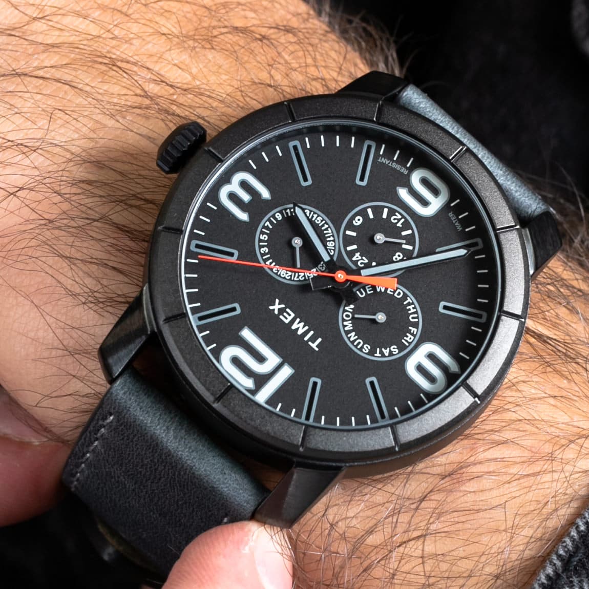 Reloj de Hombre Timex TW2U15200 Correa de Cuero - Imagen 5