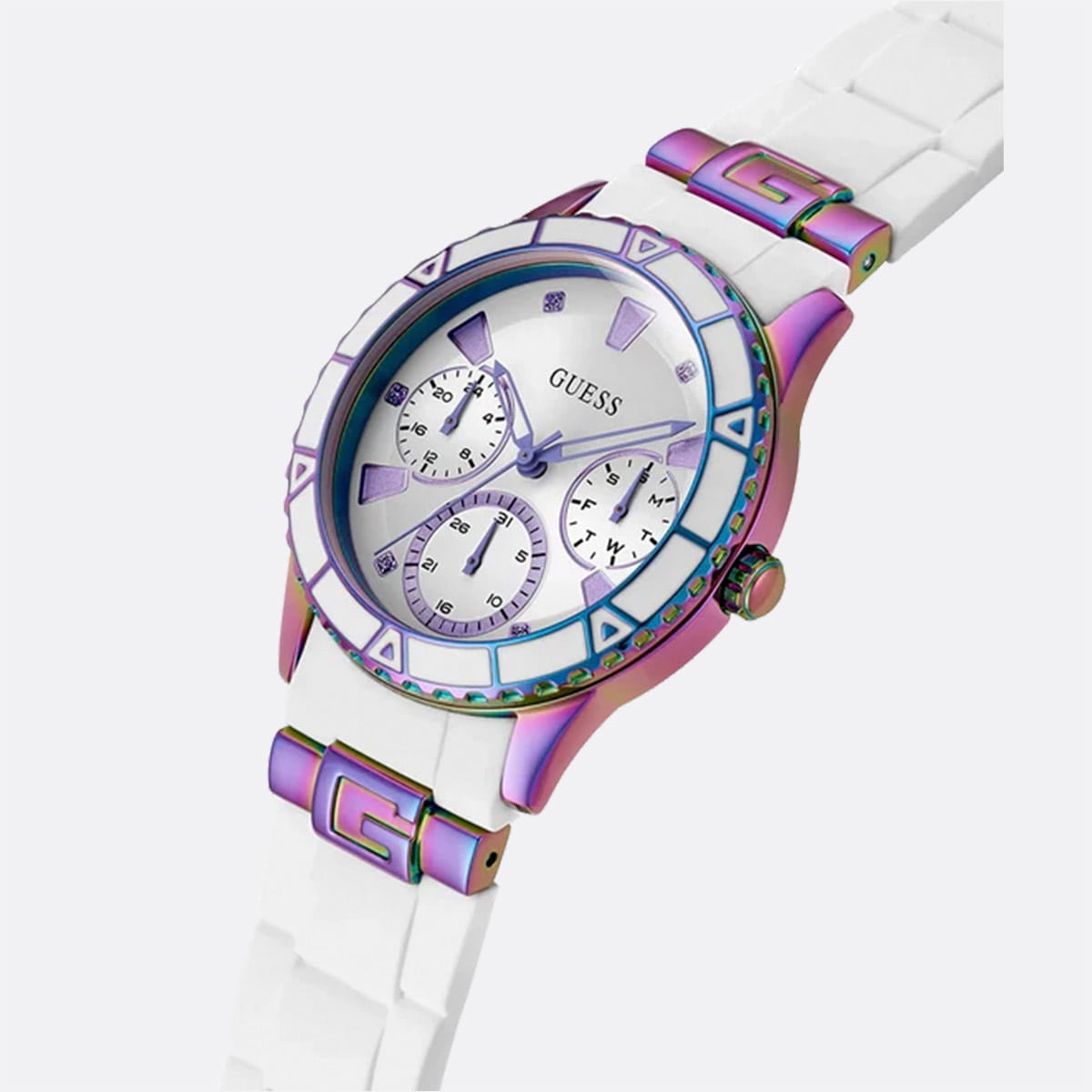 Reloj Guess GW0743L1 Blanco Tornasol de Mujer - Imagen 2